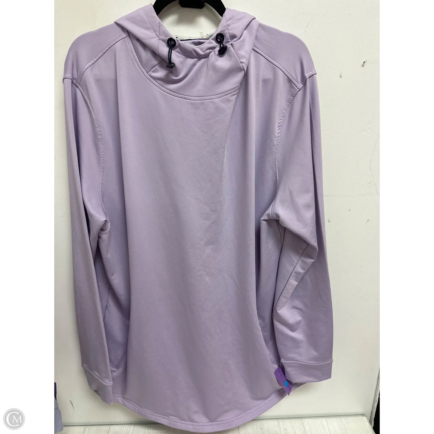 Athletic Top Long Sleeve Hoodie By Clothes Mentor In Purple, Size: 2x