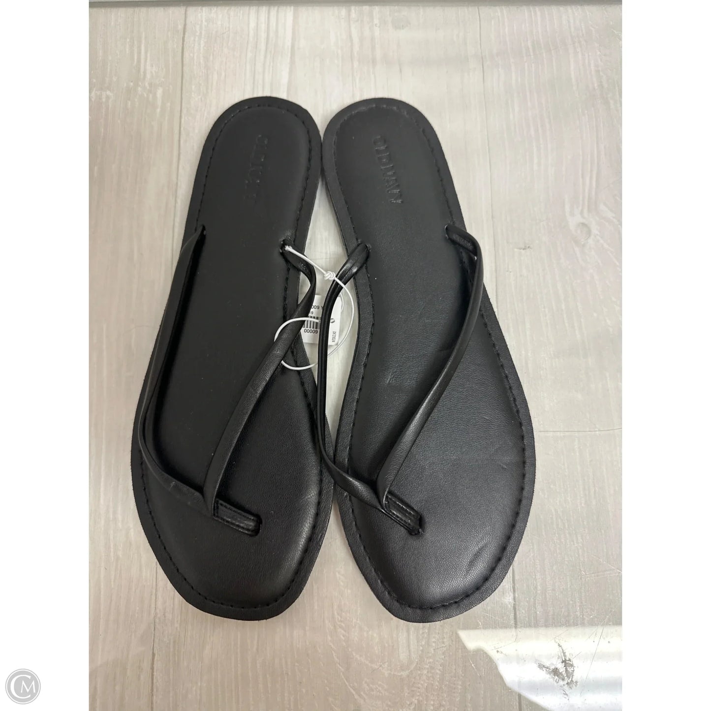 Sandals Flip Flops By Old Navy In Black, Size: 9