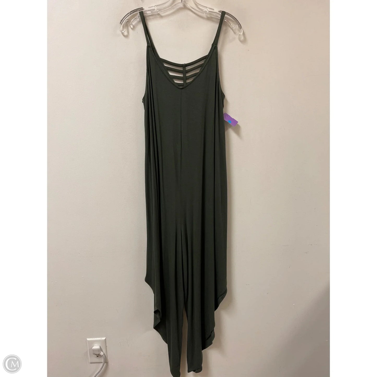 Jumpsuit By Signature By Robbie Bee In Green, Size: M
