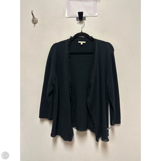 Sweater Cardigan By Eileen Fisher In Black, Size: M