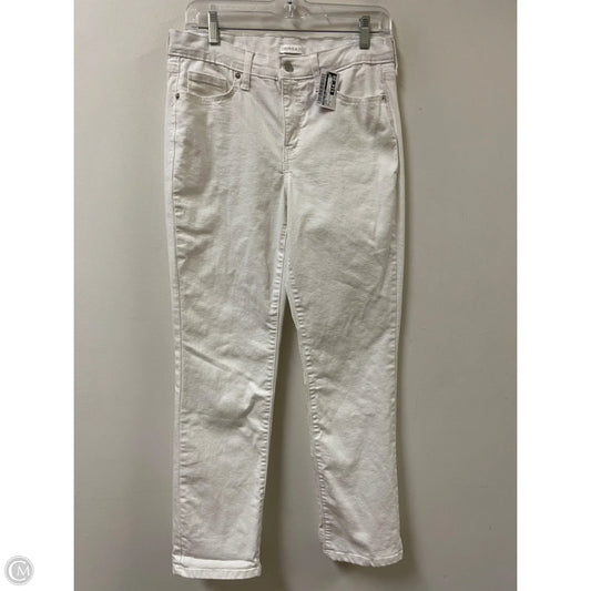 Jeans Skinny By Crown And Ivy In White, Size: 8