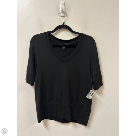Athletic Top Short Sleeve By Athleta In Black, Size: S
