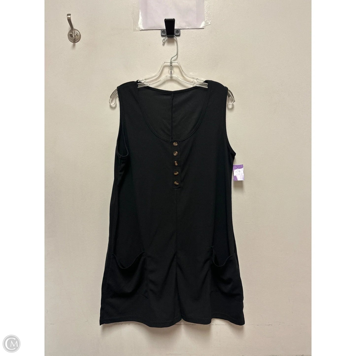 Romper By Clothes Mentor In Black, Size: L