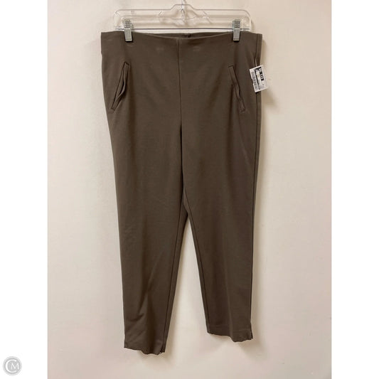 Pants Leggings By Chicos In Brown, Size: 10