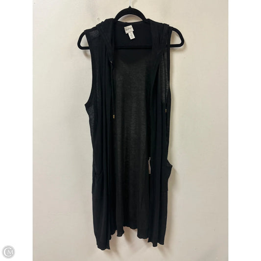 Sweater Cardigan By Chicos In Black, Size: M