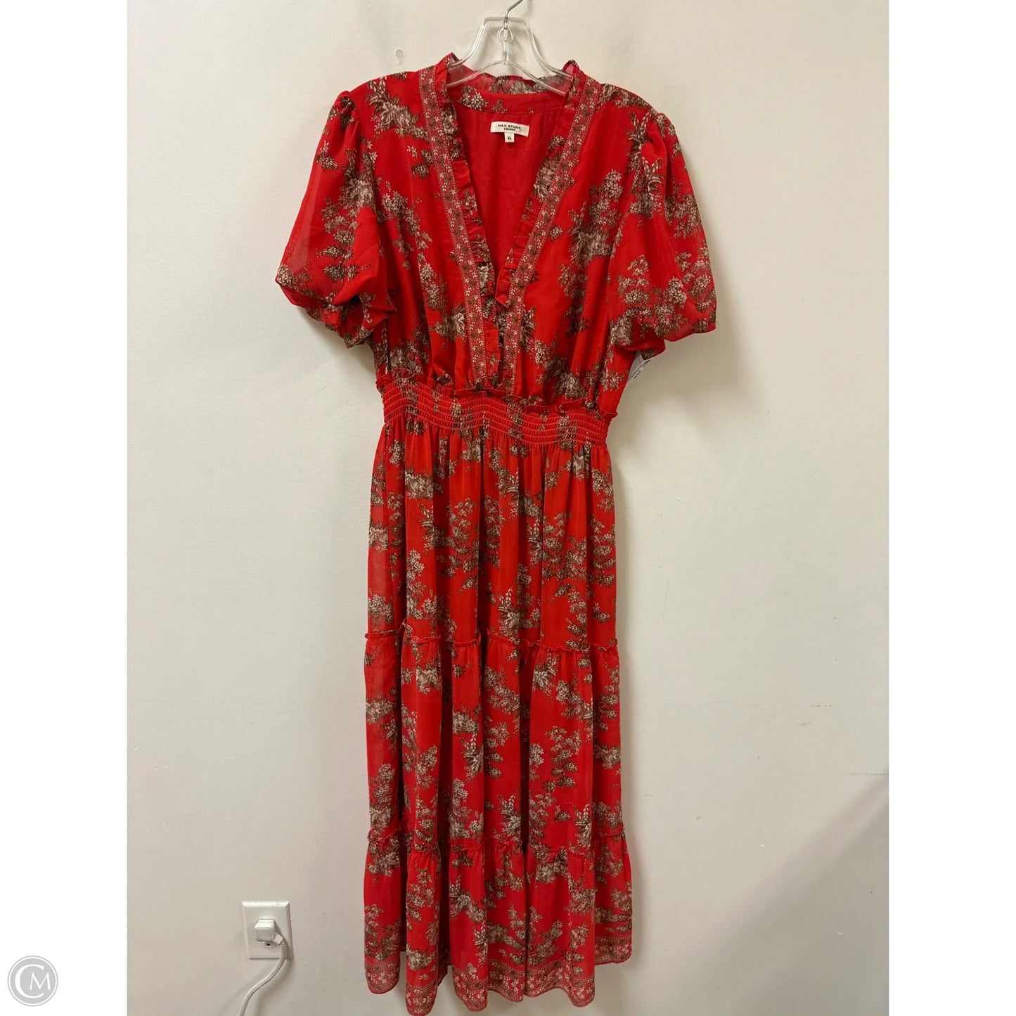 Dress Casual Maxi By Max Studio In Red, Size: Xl