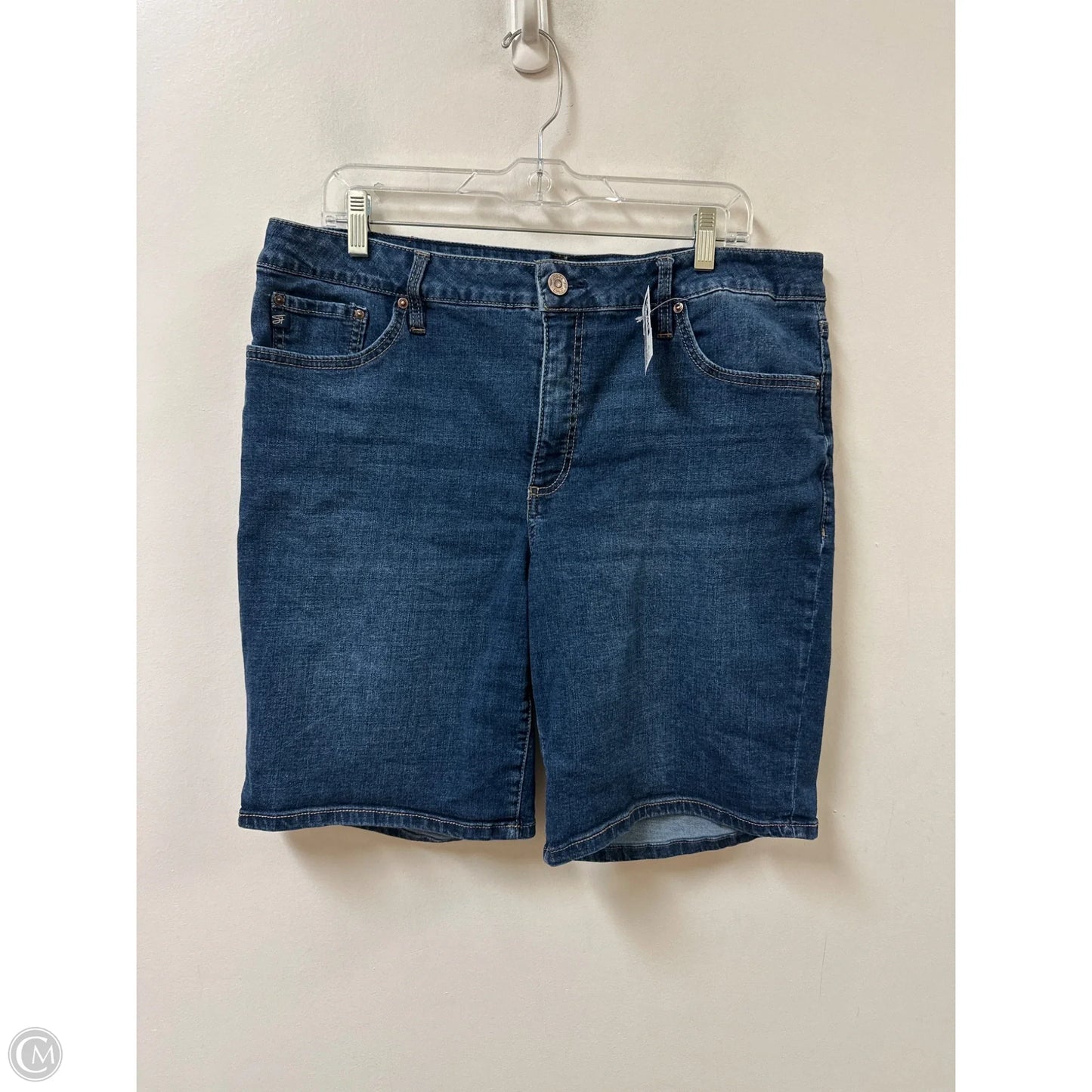 Shorts By Seven 7 In Blue Denim, Size: 16
