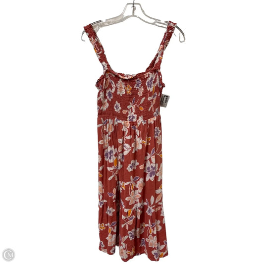 Dress Casual Maxi By Gap In Floral Print, Size: M