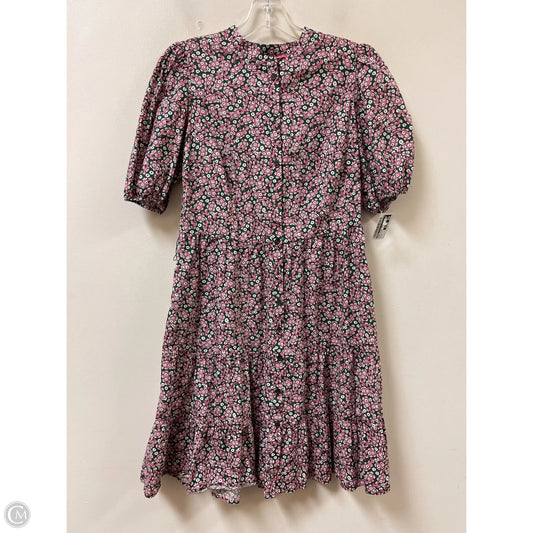 Dress Casual Midi By Boden In Green & Pink, Size: M