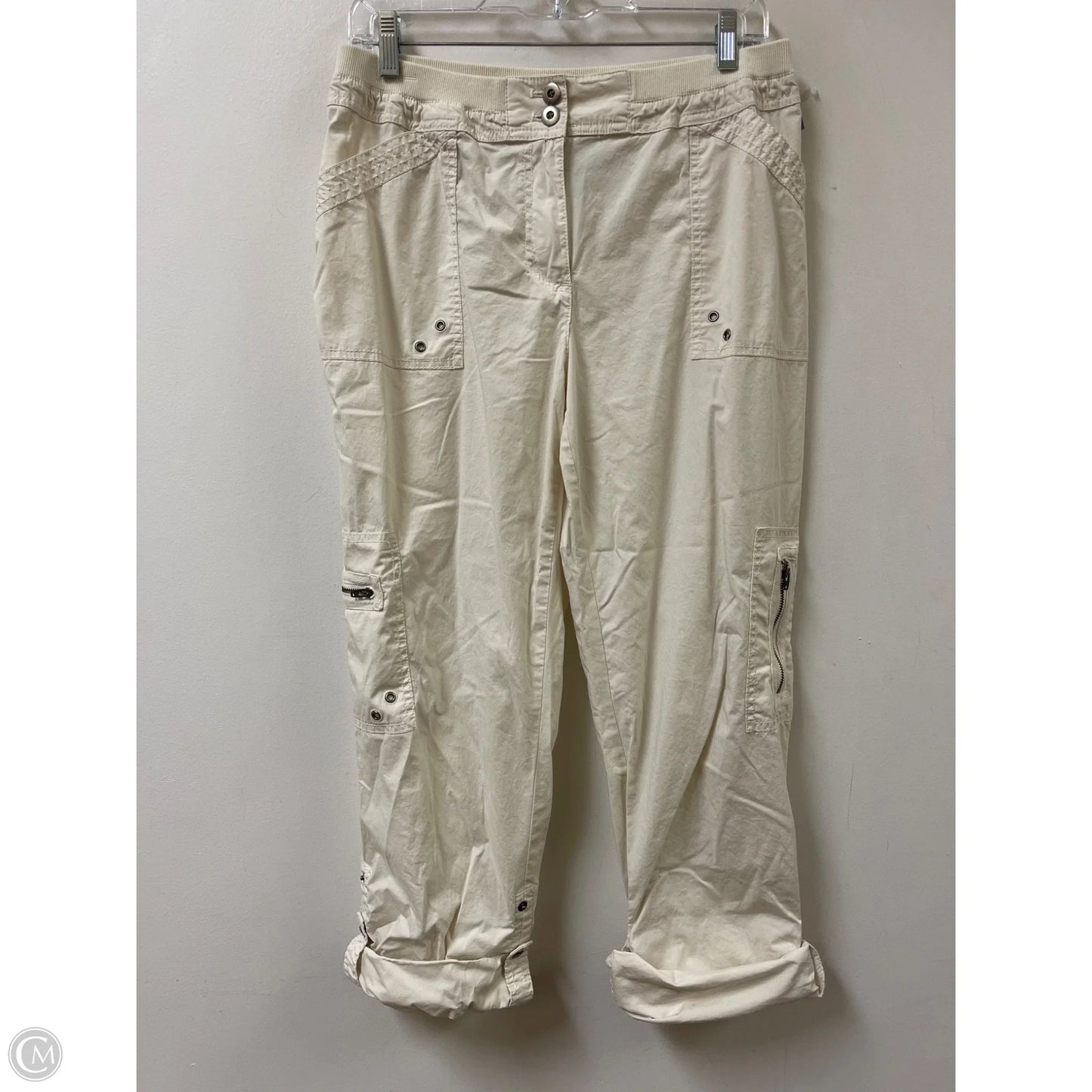 Pants Cargo & Utility By Chicos In Cream, Size: 8