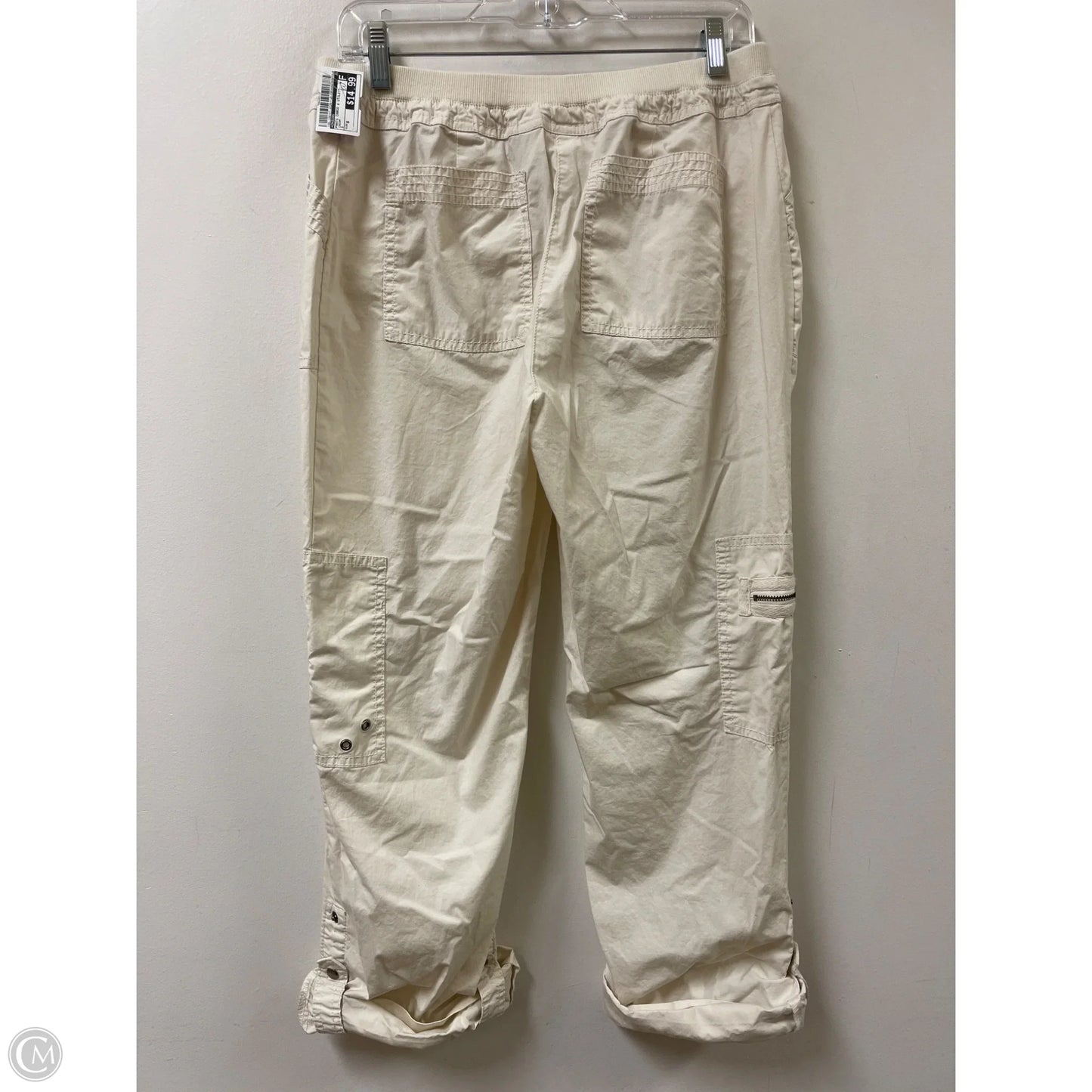 Pants Cargo & Utility By Chicos In Cream, Size: 8