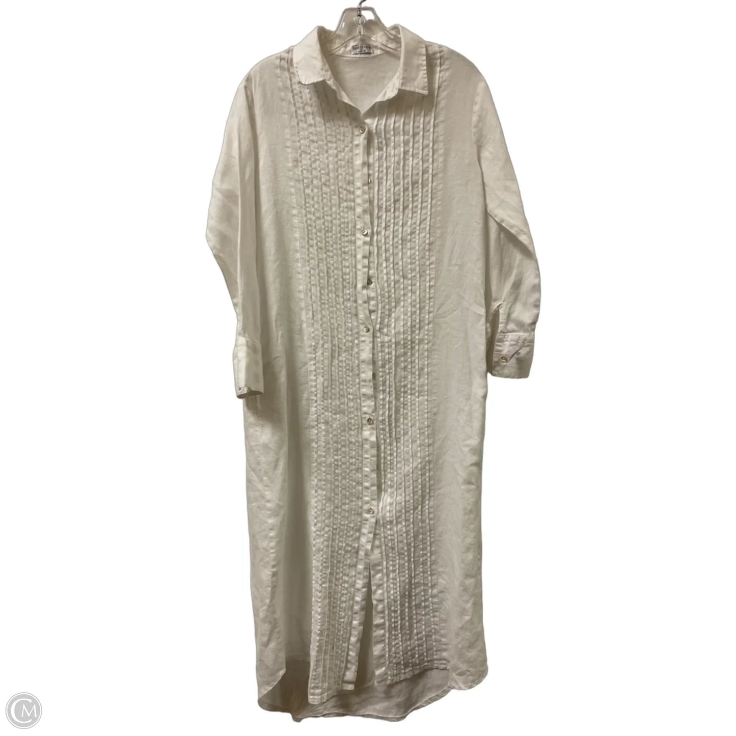 Dress Casual Maxi By Clothes Mentor In White, Size: M