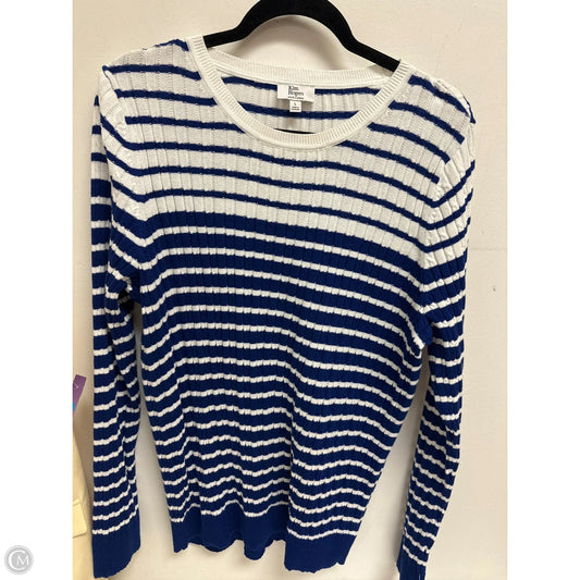 Sweater By Kim Rogers In Blue, Size: L