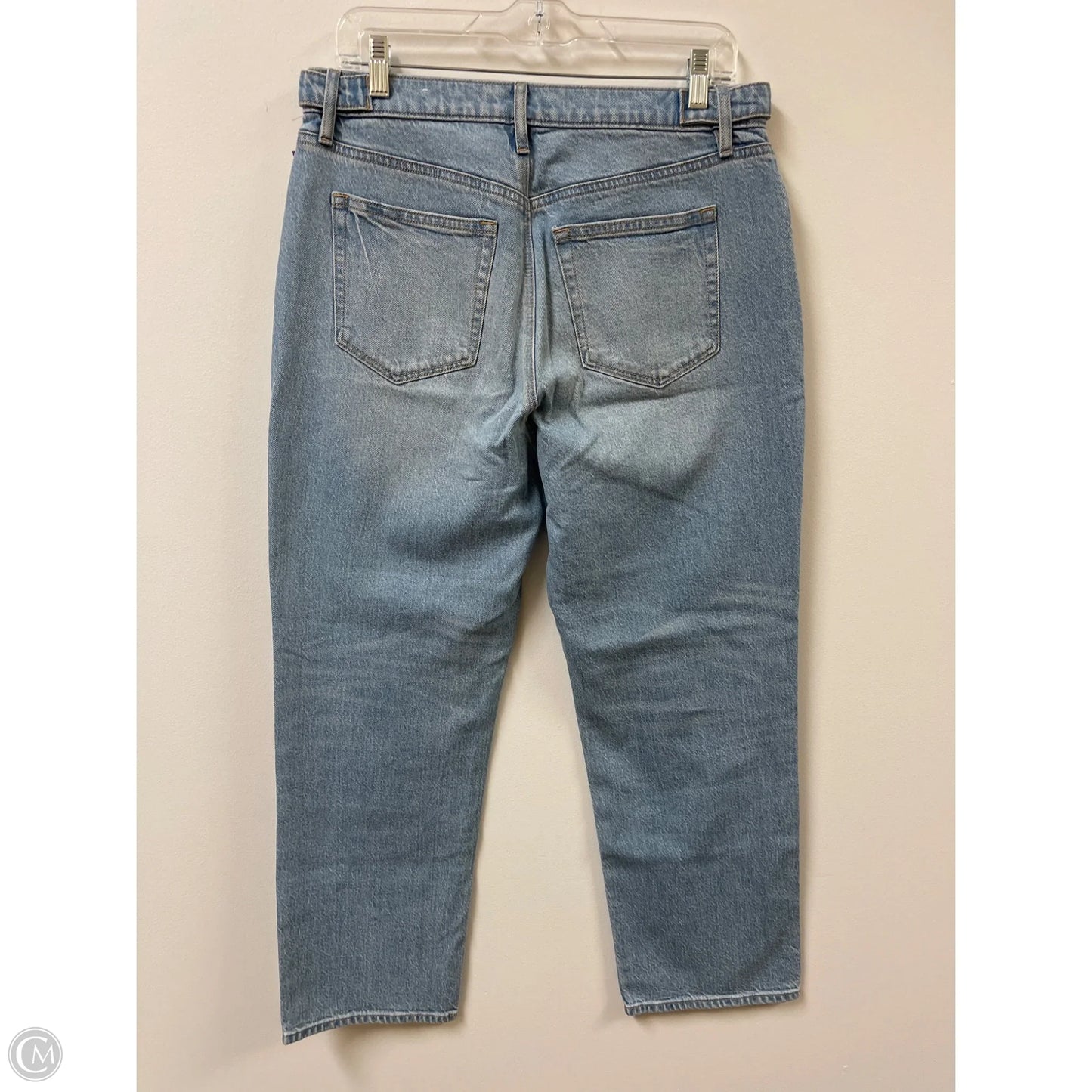 Jeans Straight By Loft In Blue Denim, Size: 8