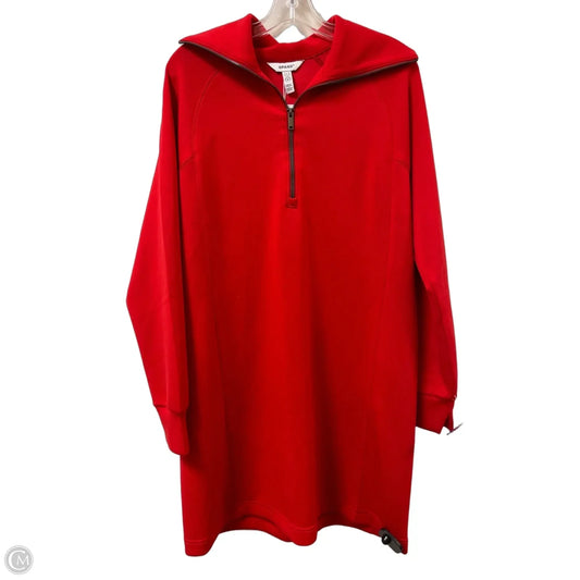 Dress Casual Midi By Spanx In Red, Size: L