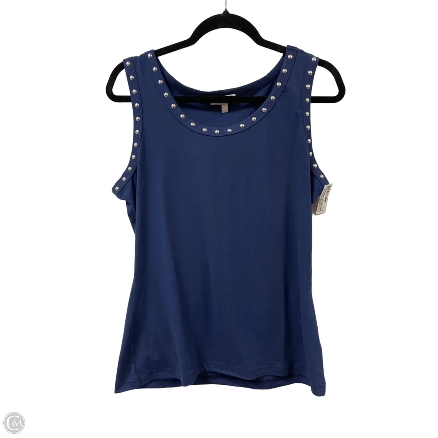 Top Sleeveless By Clothes Mentor In Blue, Size: Xl