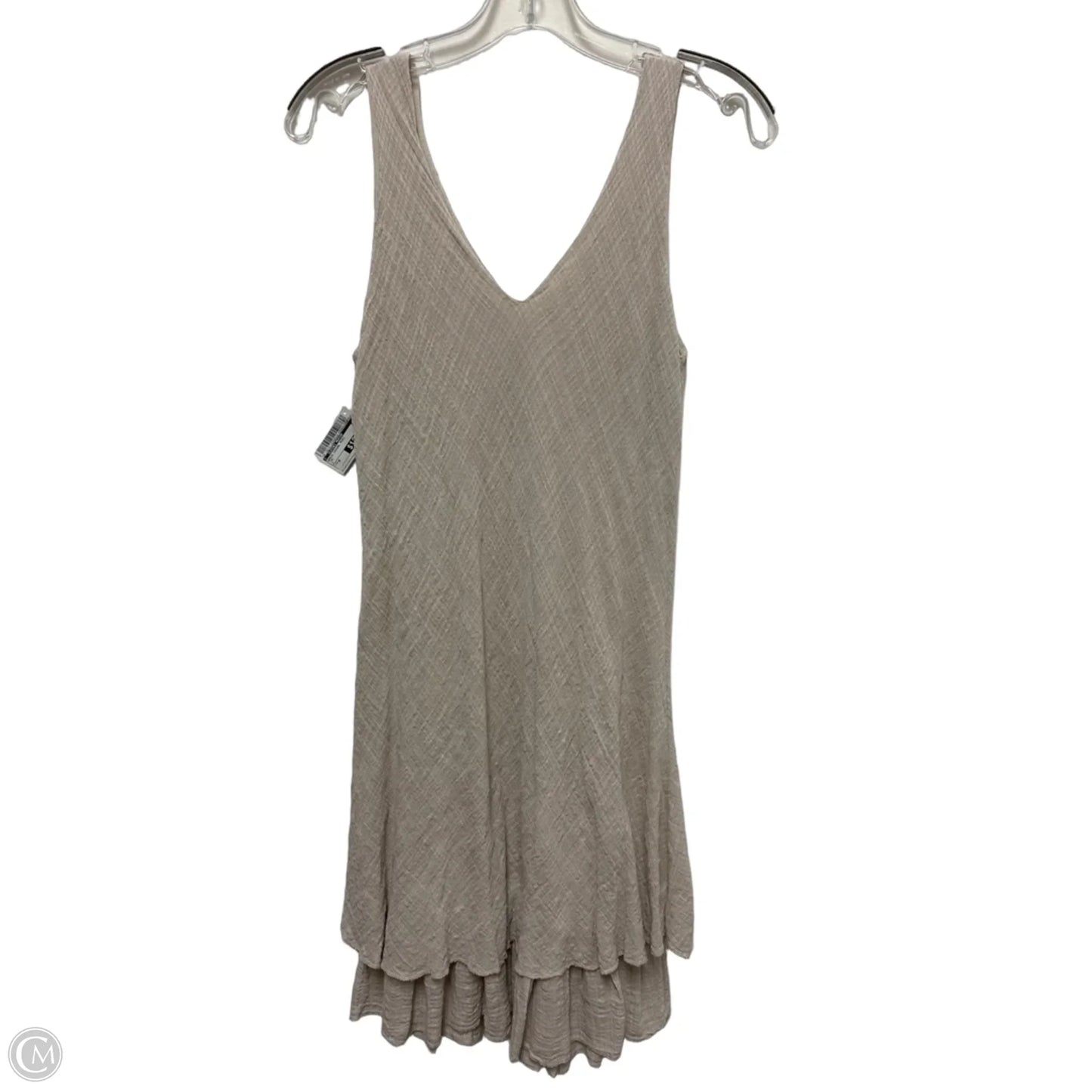 Dress Casual Midi By Clothes Mentor In Tan, Size: M