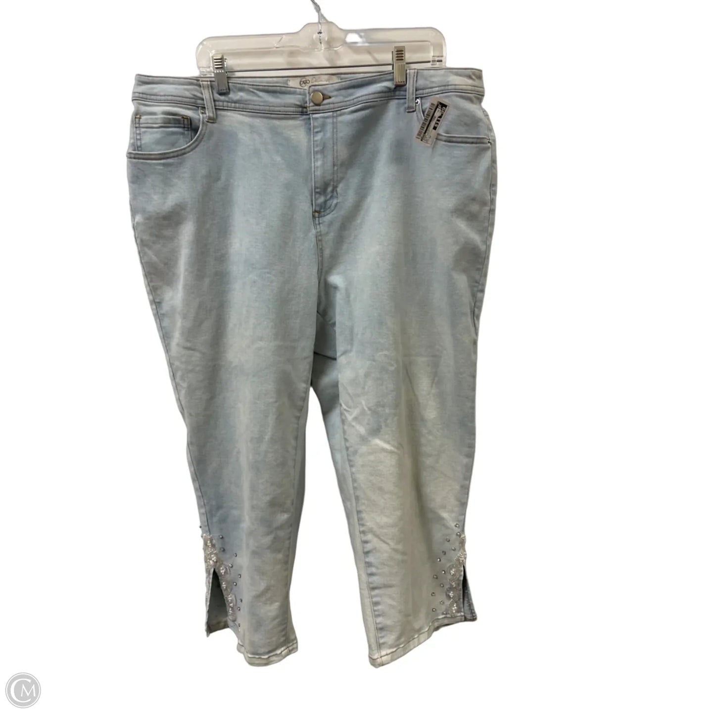 Jeans Straight By Cato In Blue Denim, Size: 20