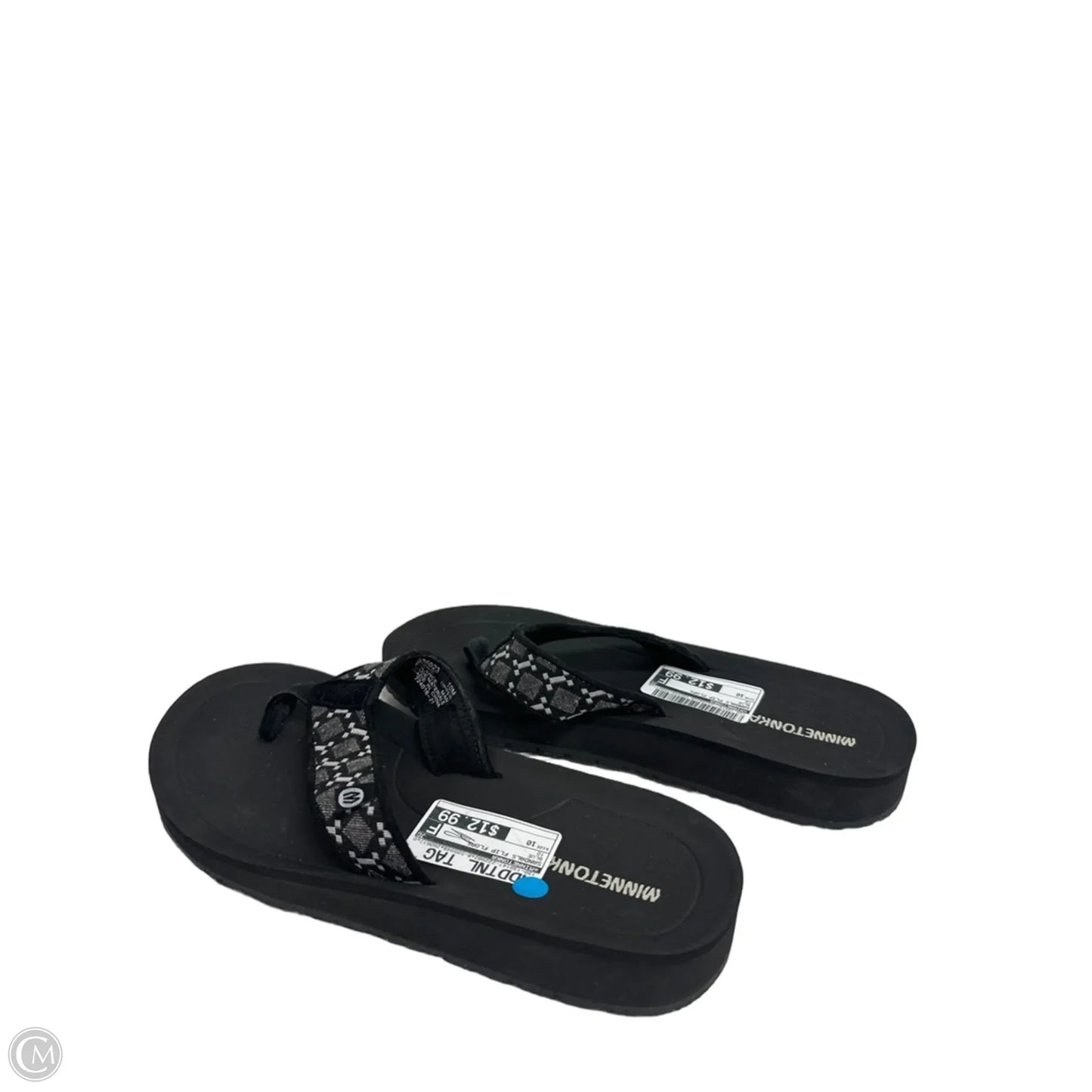 Sandals Flip Flops By Minnetonka In Blue, Size: 10