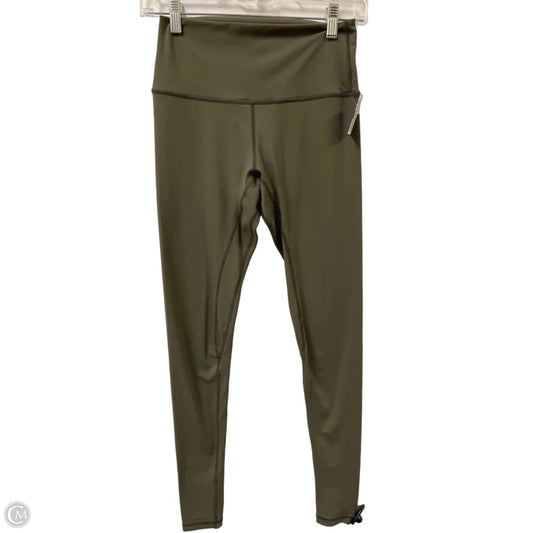 Athletic Leggings By Lululemon In Green, Size: 4