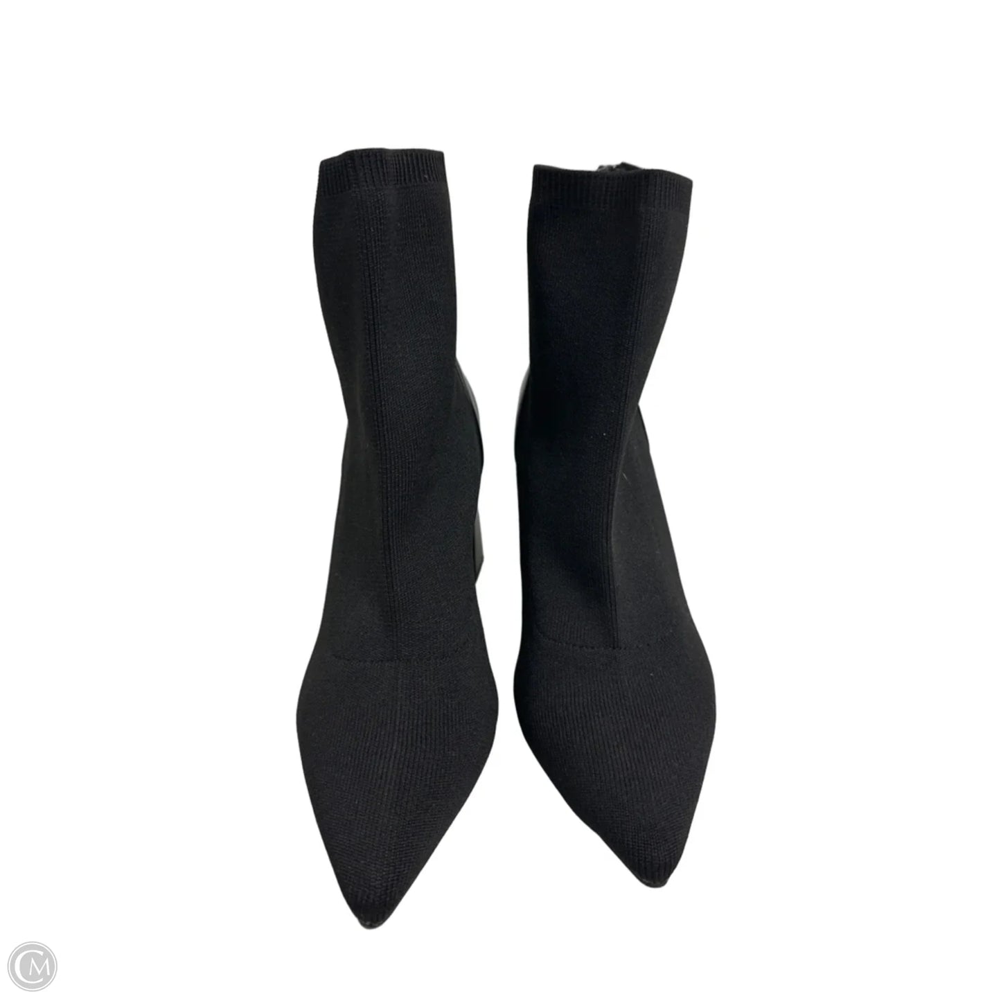 Boots Ankle Heels By Clothes Mentor In Black, Size: 10