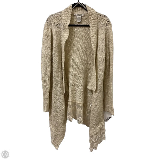 Sweater Cardigan By America Rag In Cream, Size: M