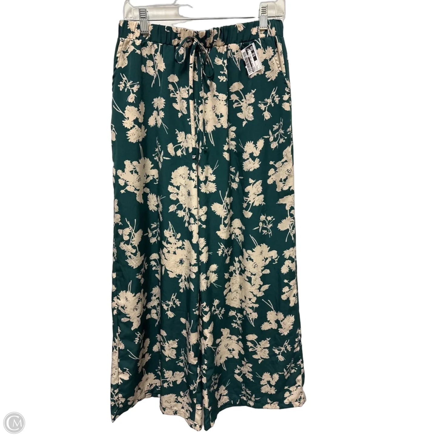 Pants Wide Leg By Shein In Green, Size: L