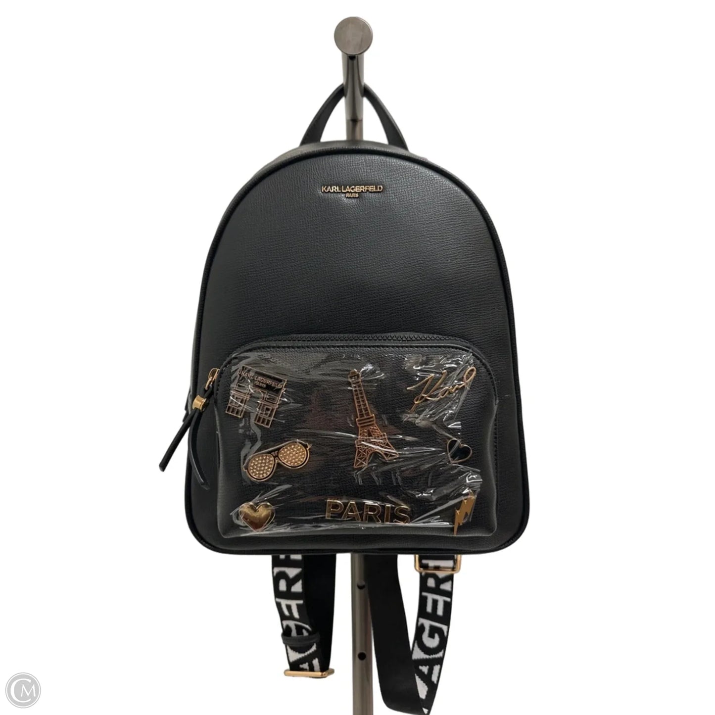 Backpack Designer By Karl Lagerfeld, Size: Large