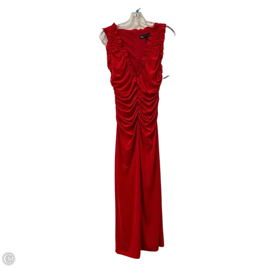 Dress Casual Maxi By Zara In Red, Size: L