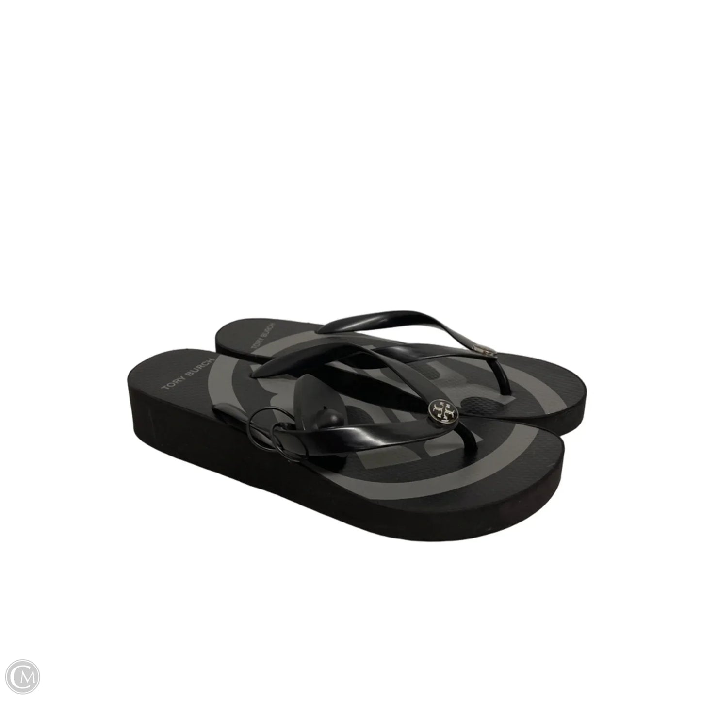 Sandals Designer By Tory Burch In Black, Size: 10
