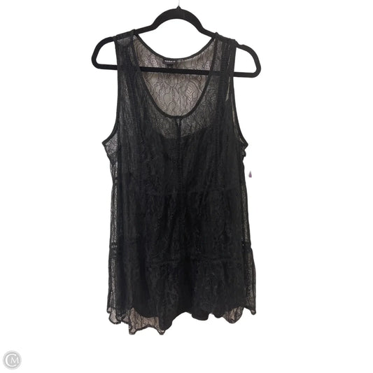 Top Sleeveless By Torrid In Black, Size: 2x