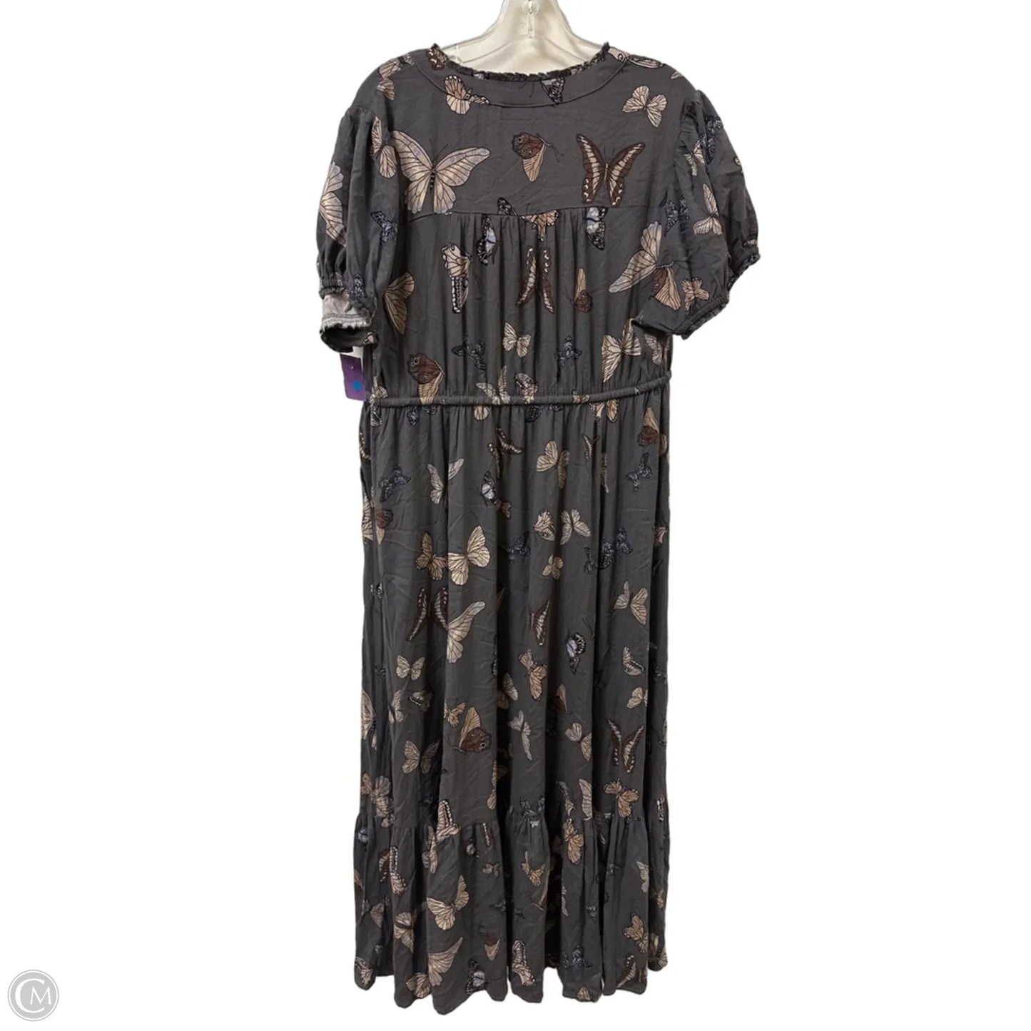 Dress Casual Maxi By Torrid In Gold, Size: 1x