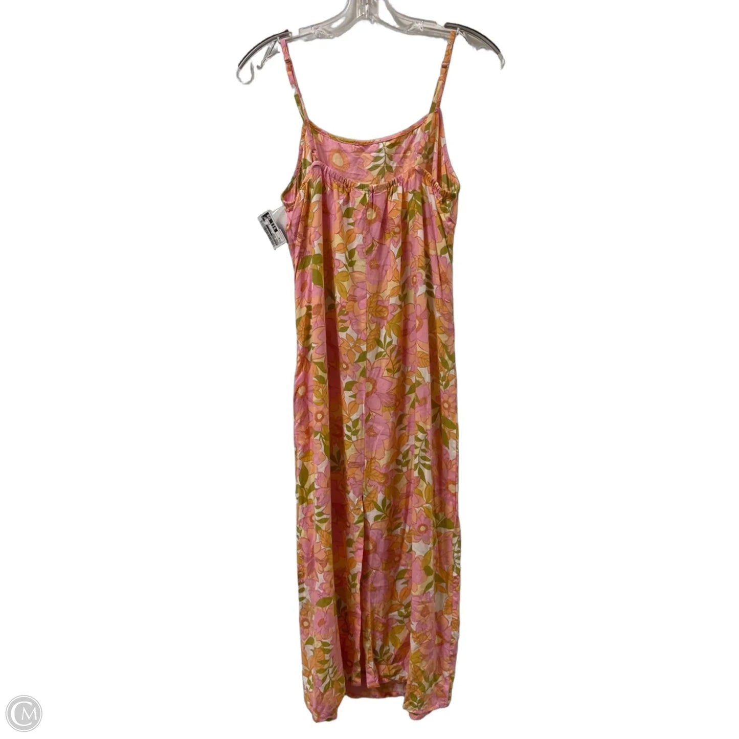Dress Casual Maxi By Billabong In Floral Print, Size: M