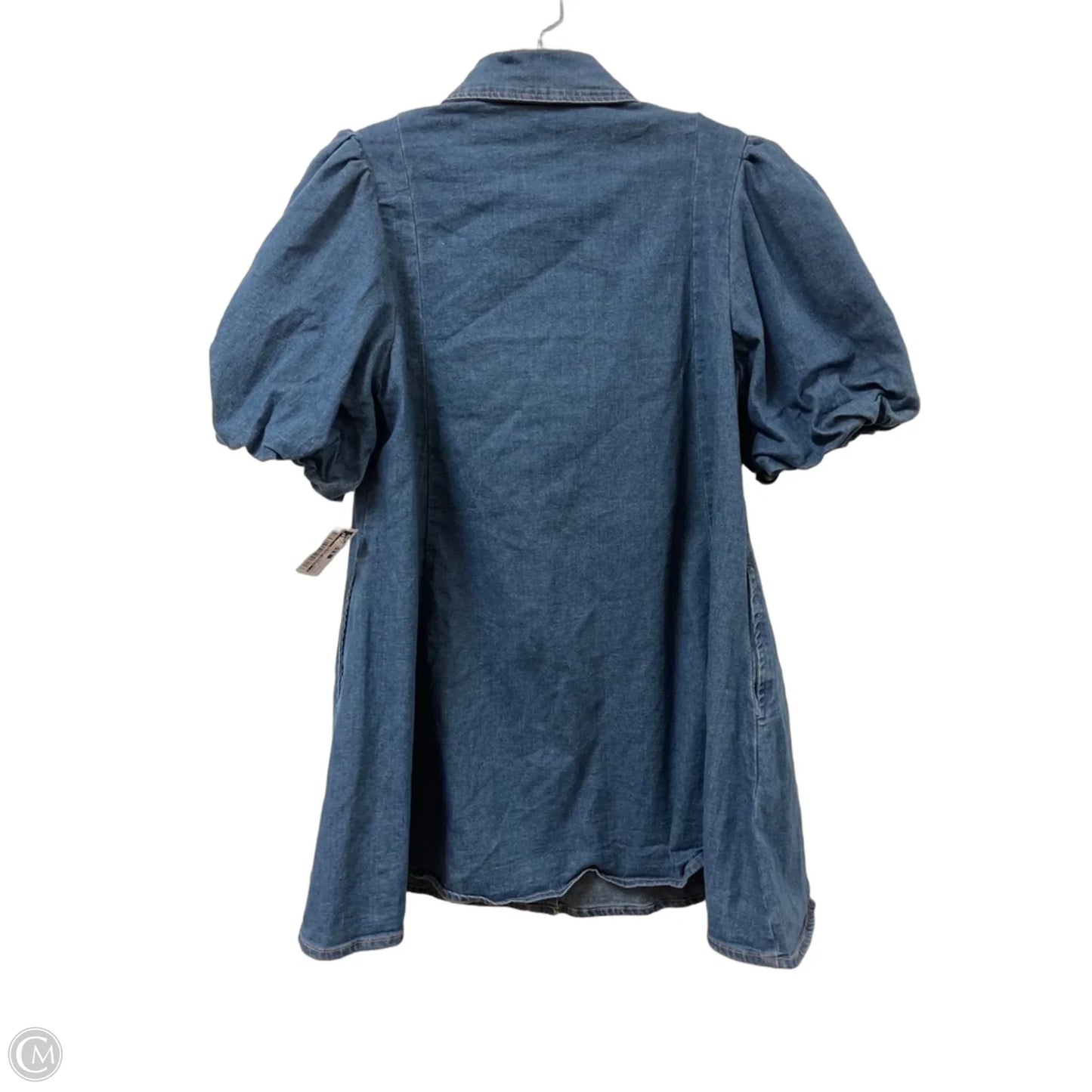 Dress Casual Midi By Clothes Mentor In Blue Denim, Size: M