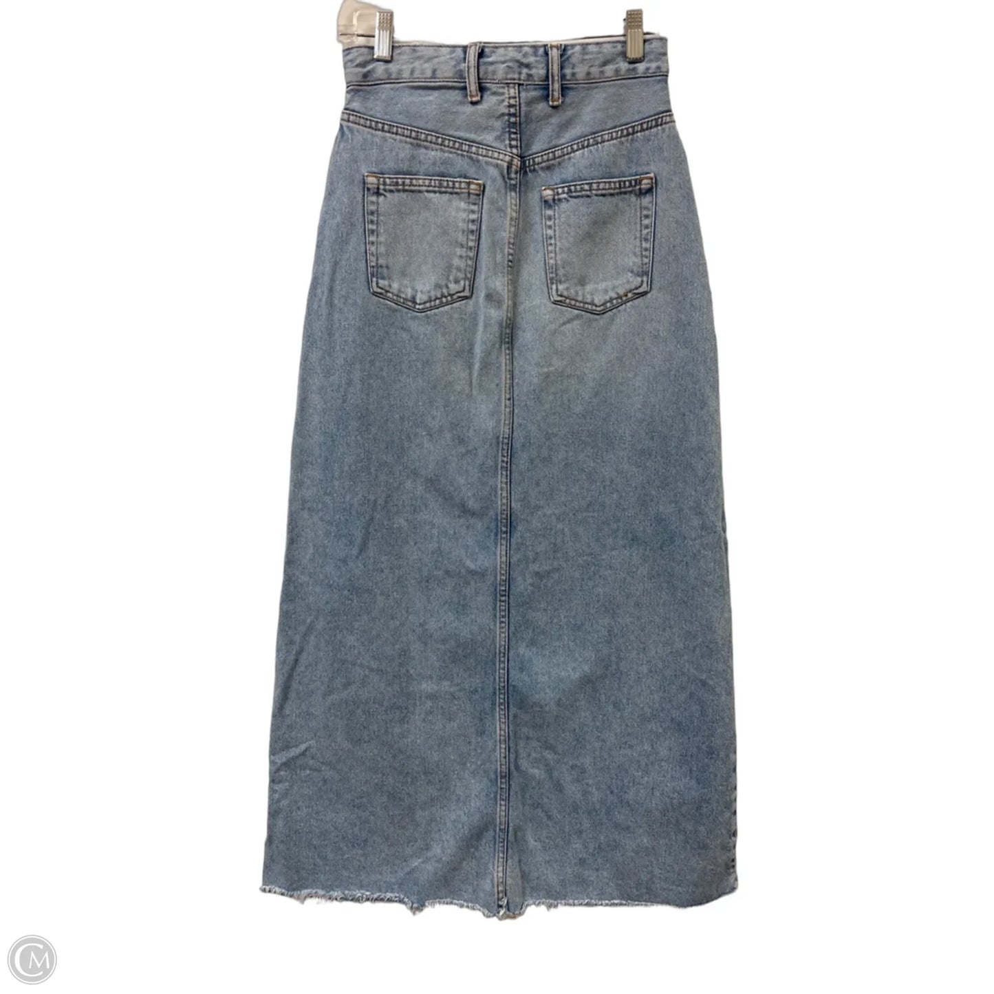 Skirt Maxi By Pilcro In Blue Denim, Size: 0