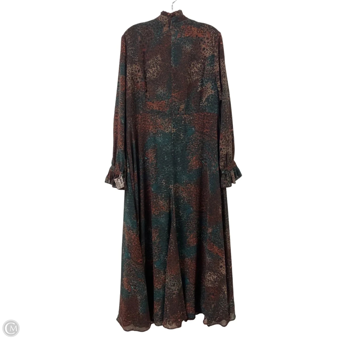 Dress Casual Maxi By Clothes Mentor In Animal Print, Size: 1x