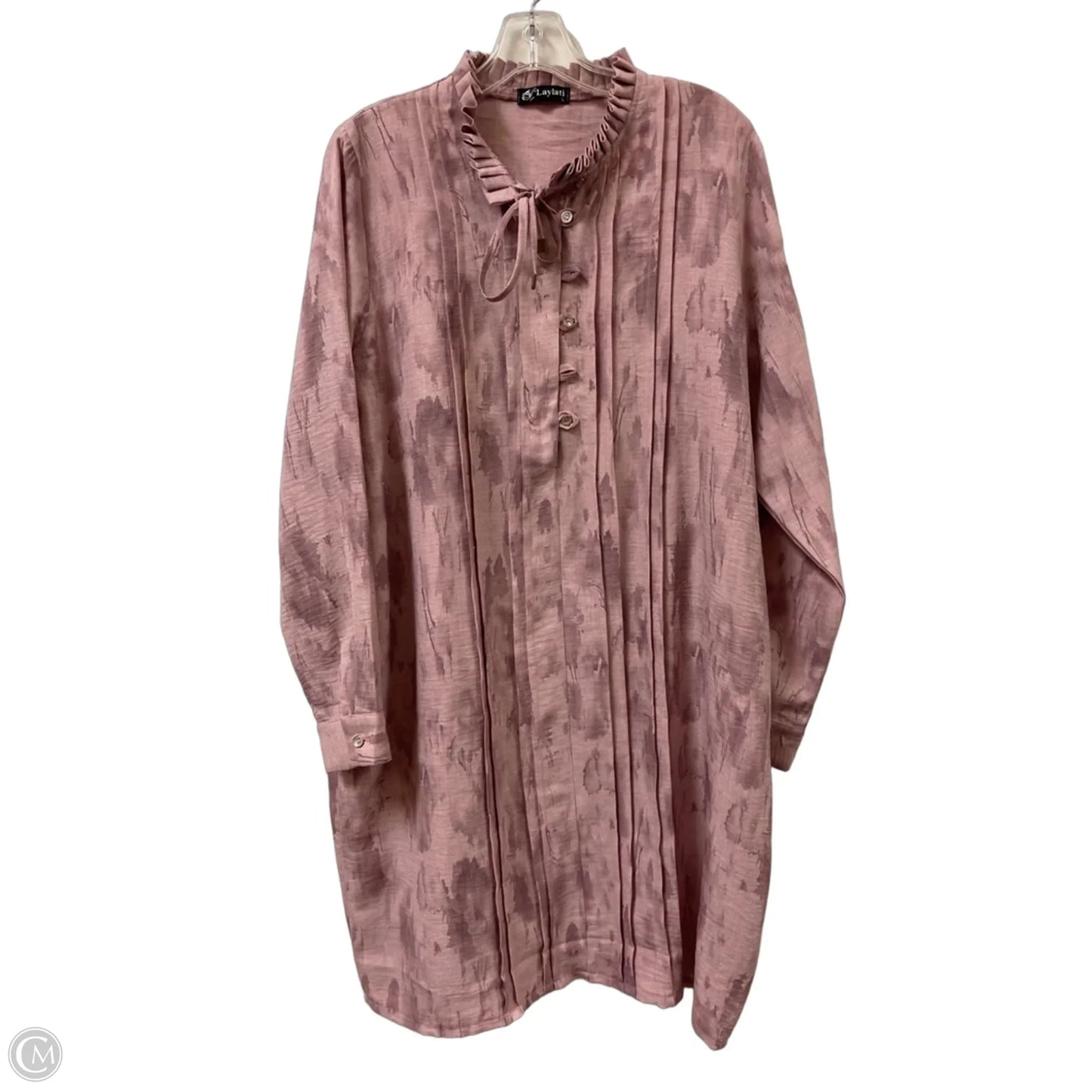 Dress Casual Midi By Clothes Mentor In Purple, Size: L