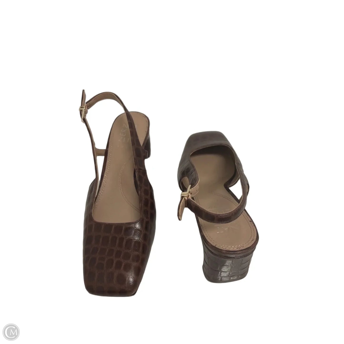 Shoes Heels Block By Naturalizer In Brown, Size: 8
