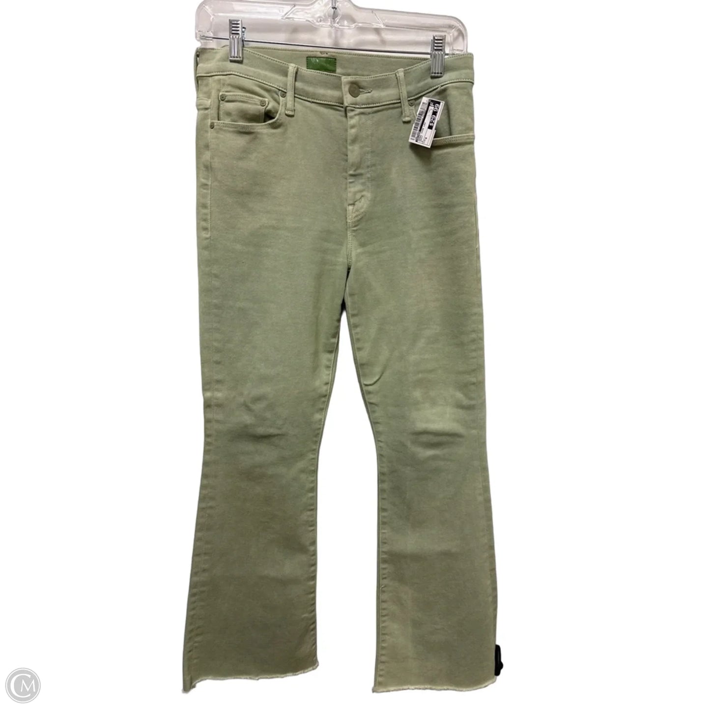 Jeans Wide Leg By Mother In Green, Size: 8