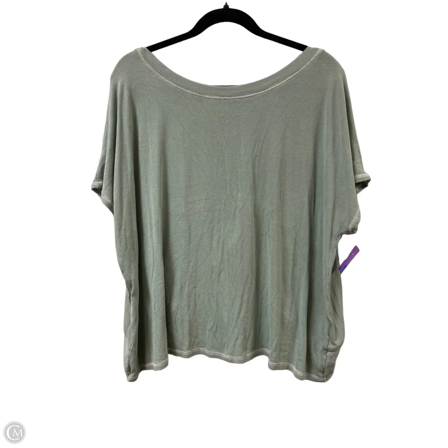 Top Short Sleeve By Sew In Love In Green, Size: 2x