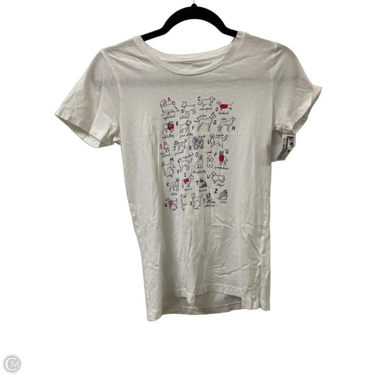 Top Short Sleeve By J. Crew In White, Size: Xs