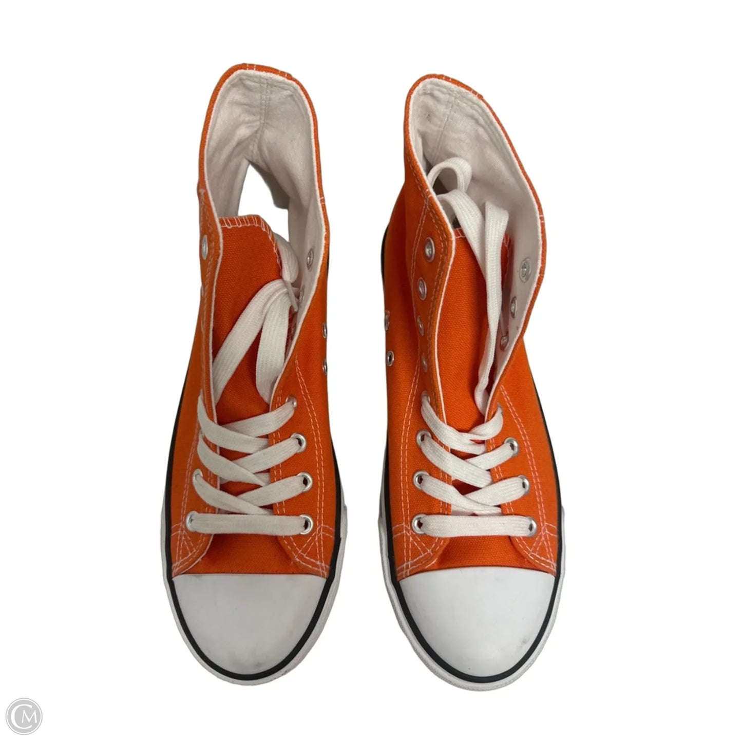 Shoes Sneakers By Clothes Mentor In Orange, Size: 9