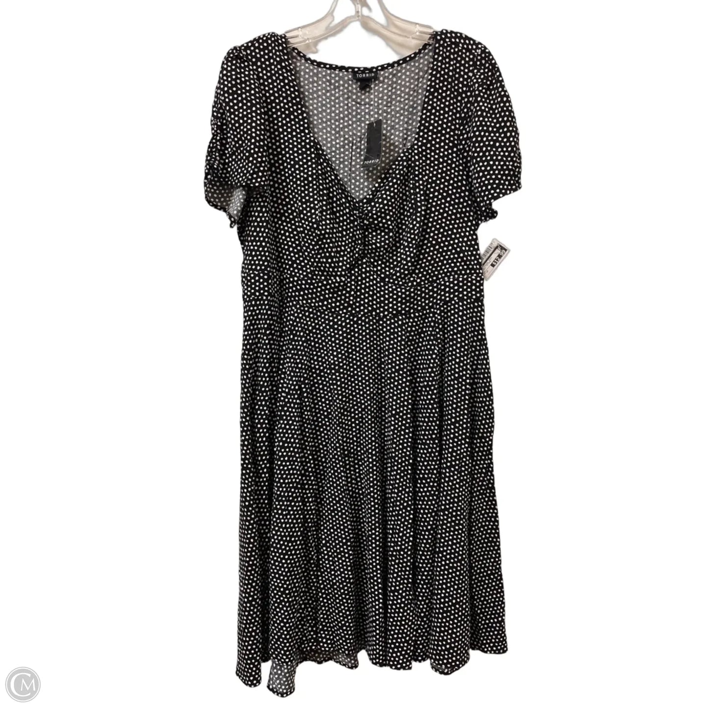 Dress Casual Midi By Torrid In Polkadot Pattern, Size: 1x