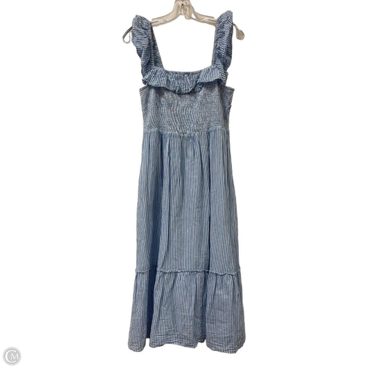Dress Casual Midi By Vineyard Vines In Blue, Size: S