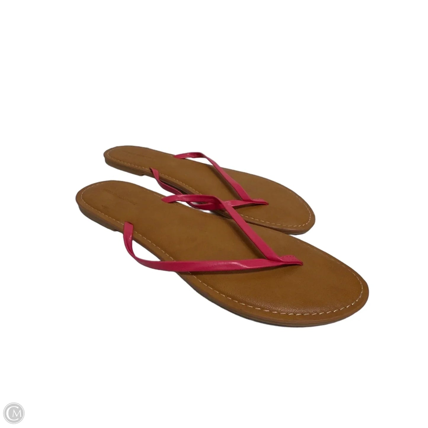 Sandals Flip Flops By Amazon Essentials In Pink, Size: 12