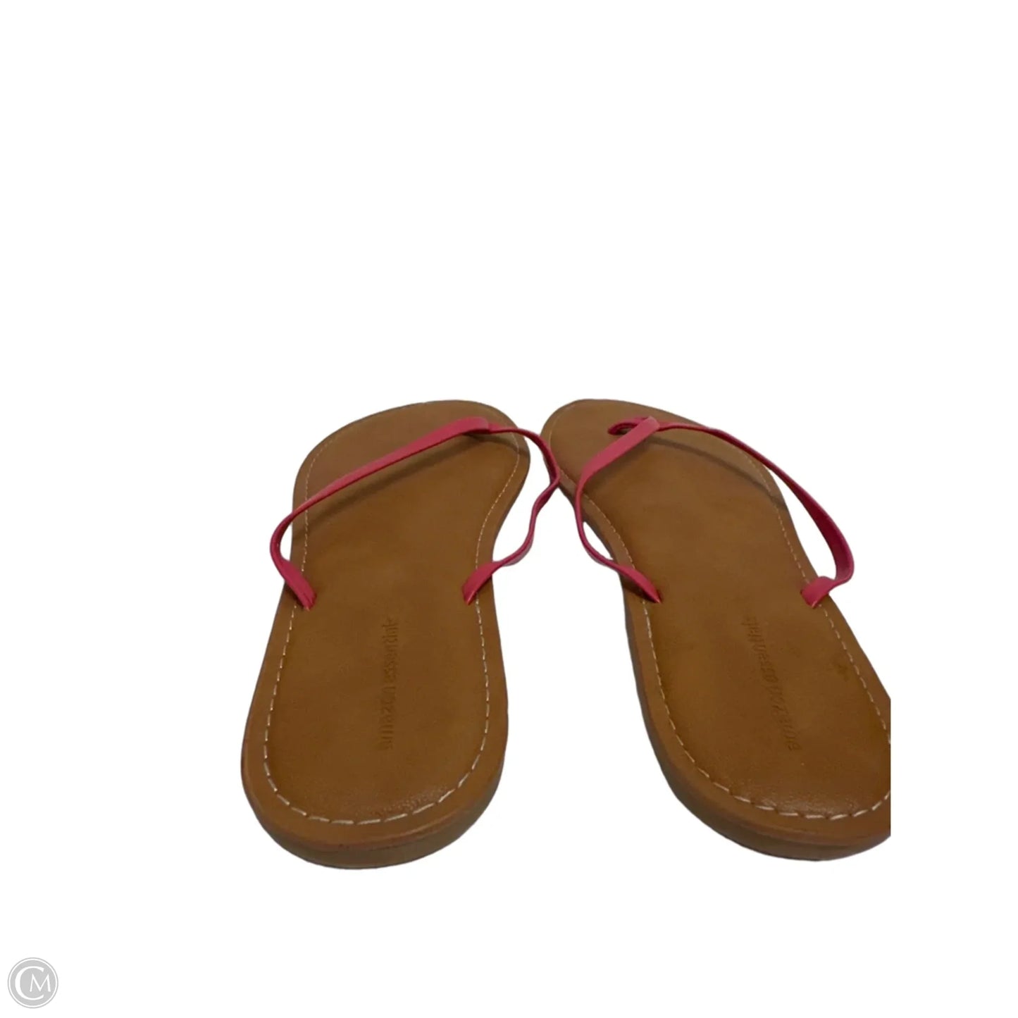 Sandals Flip Flops By Amazon Essentials In Pink, Size: 12