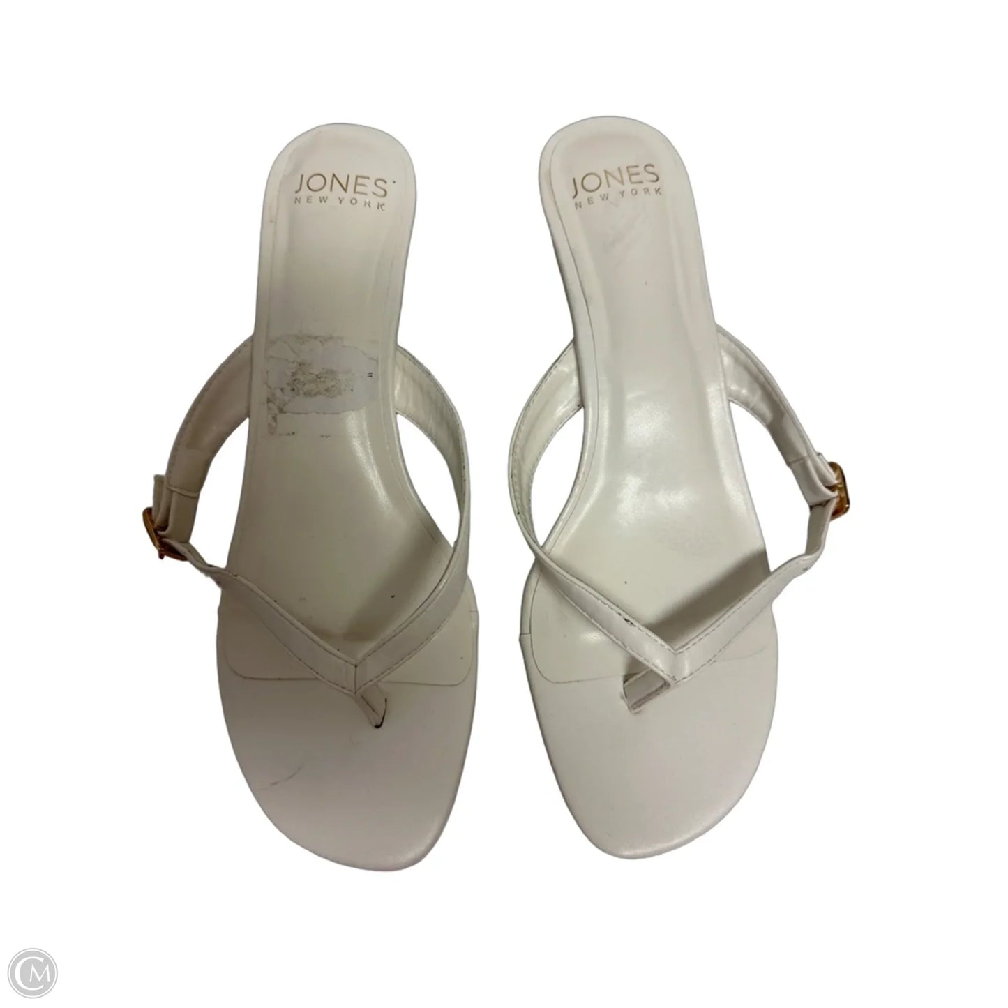 Shoes Heels Kitten By Jones New York In White, Size: 11