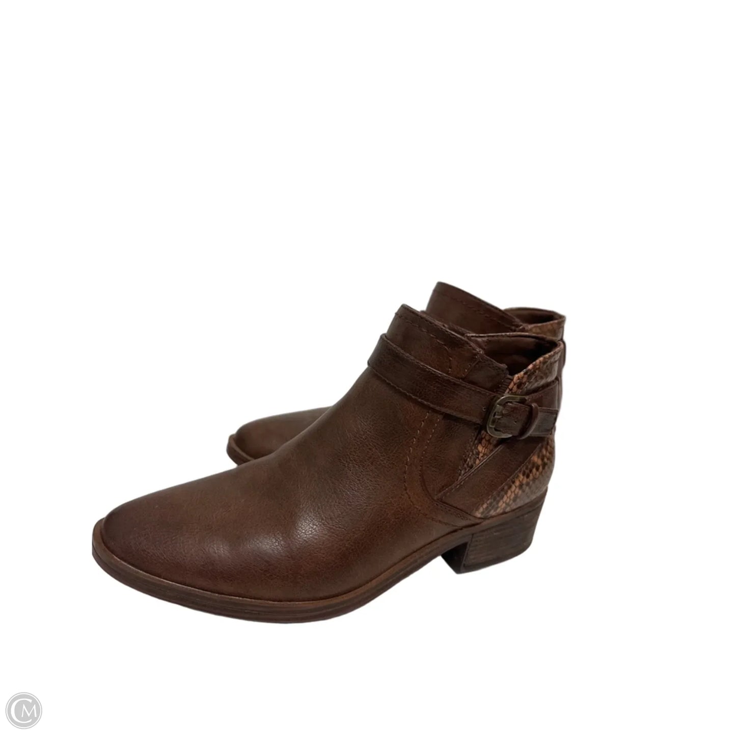Boots Ankle Flats By Bare Traps In Brown, Size: 7.5