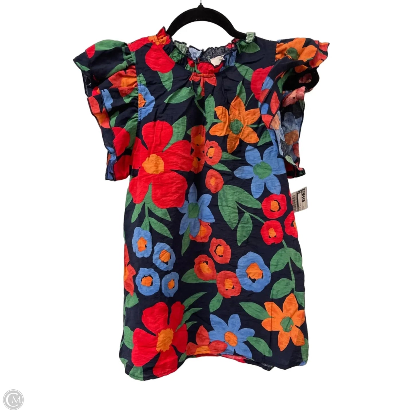 Top Short Sleeve By Entro In Floral Print, Size: L