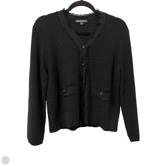 Sweater Cardigan By Adrianna Papell In Black, Size: M